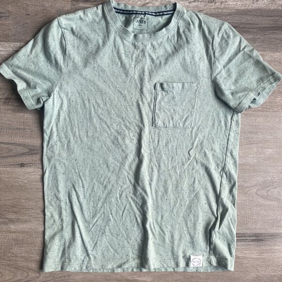 Jules Slim Medium Short Sleeve T Shirt Green - Picture 1 of 6